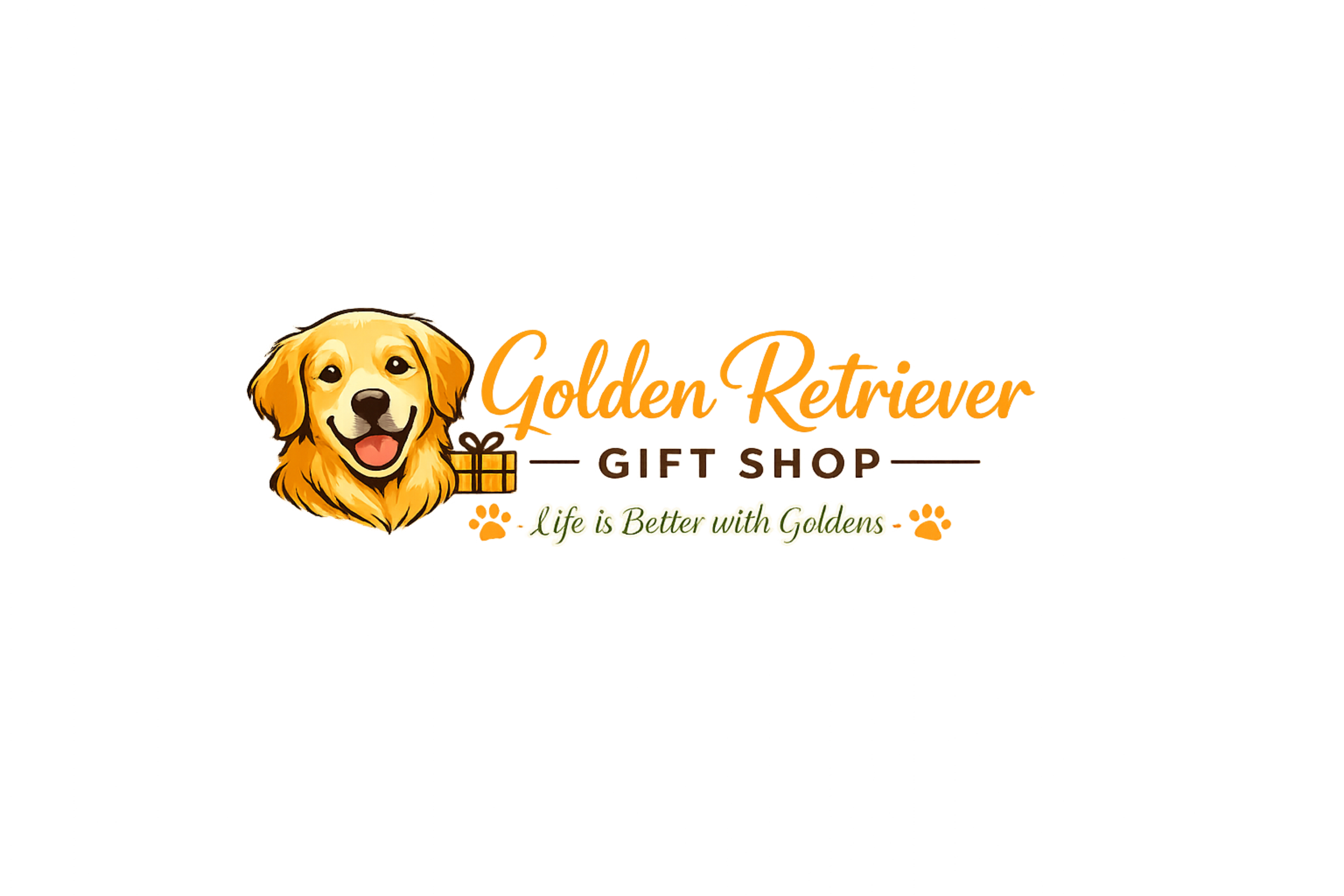 Golden Retriever Gift Shop Optional tagline if the builder asks for one: Life is Better with Goldens